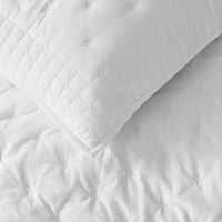 Pintuck Quilt - White, Twin,White