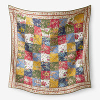 Aaliyah Patchwork Quilted Sham - Green Multi, Standard,Green Multi