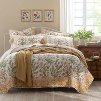 Myesha Quilted Sham - Gold, King,Gold