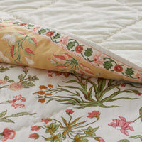 Myesha Quilted Sham - Gold, King,Gold