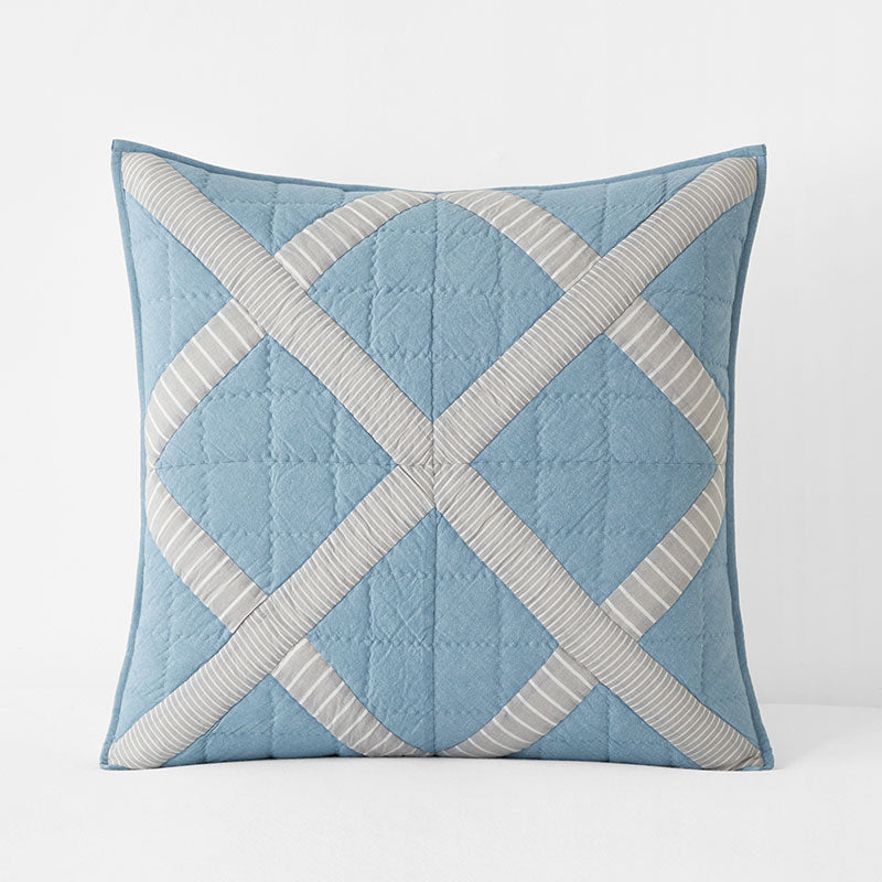 Bahati Quilted Sham - Blue Multi, Euro,Blue Multi