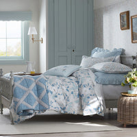 Bahati Quilted Sham - Blue Multi, Standard,Blue Multi