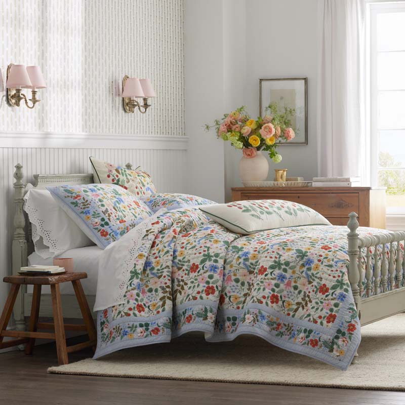 Strawberry Fields Quilt - Multi, King/Cal King,Multi