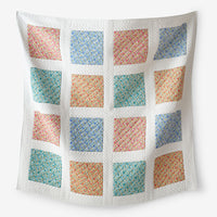 Brenna Patchwork Quilted Sham - White Multi, Standard,White Multi