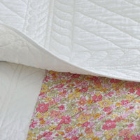 Brenna Patchwork Quilted Sham - White Multi, Standard,White Multi