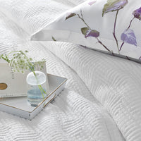 Premium Smooth Cotton Sateen Solid Quilt - White, Full/Queen,White