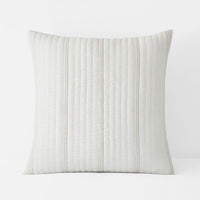Stripe Quilted Sham - Awning Stripe, Euro,Awning Stripe