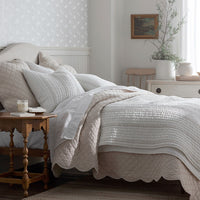 Stripe Quilted Sham - Awning Stripe, Standard,Awning Stripe