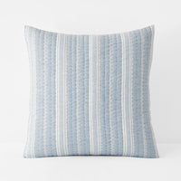 Stripe Quilted Sham - Balanced Stripe, Euro,Balanced Stripe