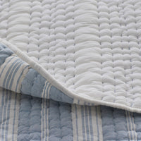 Stripe Quilted Sham - Balanced Stripe, Standard,Balanced Stripe