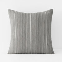 Stripe Quilted Sham - Mirror Stripe, Euro,Mirror Stripe