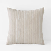 Stripe Quilted Sham - Pinstripe, Euro,Pinstripe