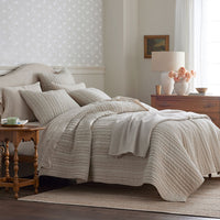 Stripe Quilted Sham - Pinstripe, Standard,Pinstripe