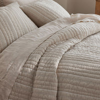 Stripe Quilted Sham - Pinstripe, Standard,Pinstripe