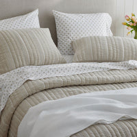 Stripe Quilted Sham - Pinstripe, Standard,Pinstripe