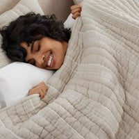 Stripe Quilted Sham - Pinstripe, Standard,Pinstripe