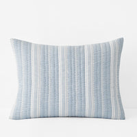 Stripe Quilted Sham - Balanced Stripe, Standard,Balanced Stripe