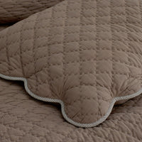 Scallop Quilt - Pinecone, Full/Queen,Pinecone