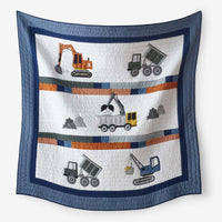 Construction Builders Quilt - Blue Multi, Twin/Twin XL,Blue Multi