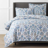 Garden Song Premium Smooth Sateen Duvet Cover - Mint Green, Full/Queen,Mint Green