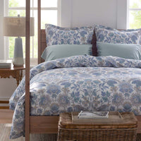 Garden Song Premium Smooth Sateen Sham - Mint Green, Standard,Mint Green