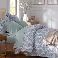 Garden Song Premium Smooth Sateen Sham - Mint Green, Standard,Mint Green
