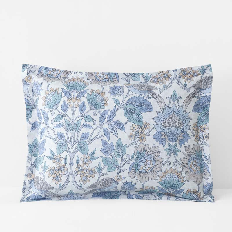 Garden Song Premium Smooth Sateen Sham - Mint Green, Standard,Mint Green