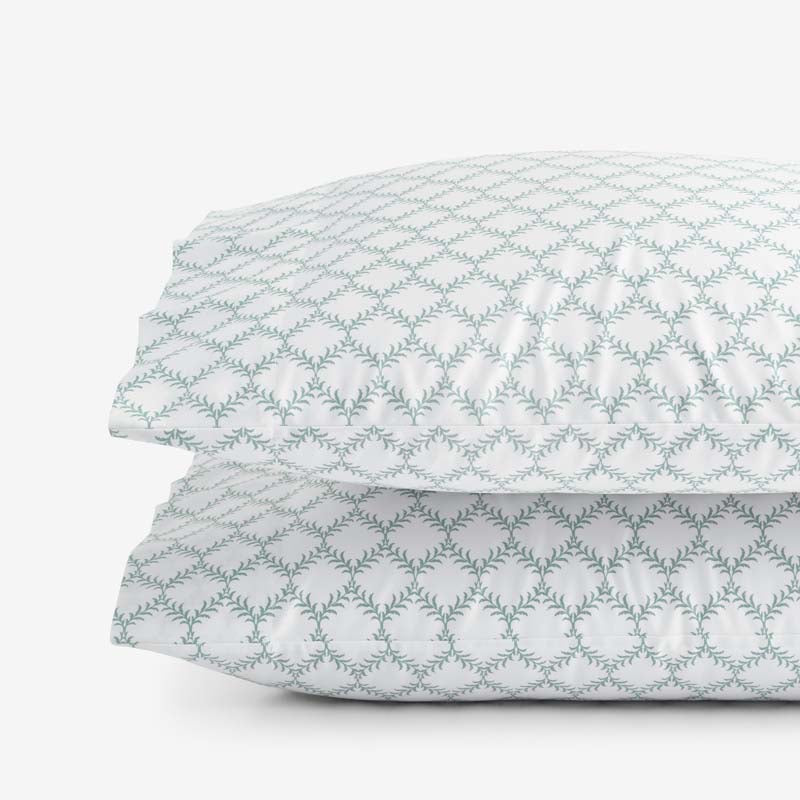 Willowridge Premium Smooth Sateen Pillowcase Set - Green, Standard,Green