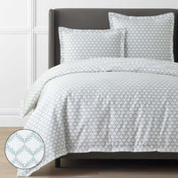 Willowridge Premium Smooth Sateen Duvet Cover - Green, Full/Queen,Green