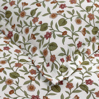 Garden Florals Premium Smooth Wrinkle-Free Sateen Sham - Cream Multi, Standard,Cream Multi
