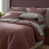 Petite Tufted Quilted Sham - Brick, Standard,Brick