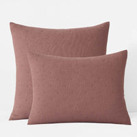 Petite Tufted Quilted Sham - Brick, Standard,Brick