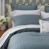 Petite Tufted Quilted Sham - Mineral, Standard,Mineral