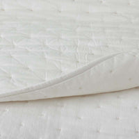 Petite Tufted Quilted Sham - Off White, Standard,Off White