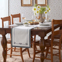 Floral Table Runner - Floral Border, 16 in. x 90 in.,Floral Border