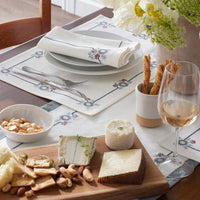 Floral Table Runner - Floral Border, 16 in. x 90 in.,Floral Border