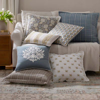Flower Reversible Decorative Square Pillow Cover - Multi, 20 in. x 20 in.,Multi