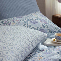 Tira Floral Classic Cool Cotton Percale Duvet Cover - Flower Green, Twin/Twin XL,Flower Green