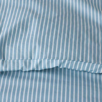 Tira Floral Classic Cool Cotton Percale Sham - Stripe Blue, Standard,Stripe Blue