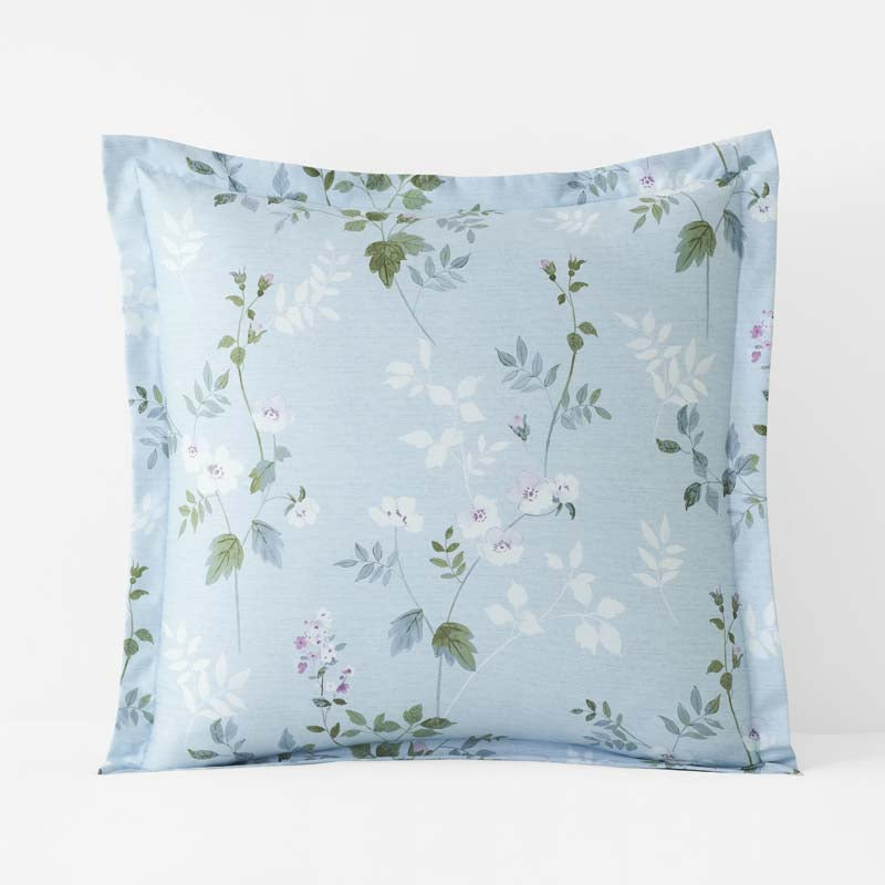Wispy Meadow Premium Smooth Wrinkle-Free Sateen Sham - Blue Multi, Euro,Blue Multi