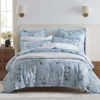 Wispy Meadow Premium Smooth Wrinkle-Free Sateen Sham - Blue Multi, Standard,Blue Multi