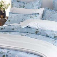 Wispy Meadow Premium Smooth Wrinkle-Free Sateen Sham - Blue Multi, Standard,Blue Multi