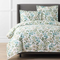 Gardenia Mist Premium Smooth Wrinkle-Free Sateen Duvet Cover - Cream Multi, King/Cal. King,Cream Multi