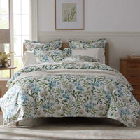 Gardenia Mist Premium Smooth Wrinkle-Free Sateen Duvet Cover - Cream Multi, King/Cal. King,Cream Multi