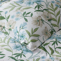 Gardenia Mist Premium Smooth Wrinkle-Free Sateen Duvet Cover - Cream Multi, King/Cal. King,Cream Multi