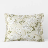 Tranquil Blossom Premium Smooth Wrinkle-Free Sateen Sham - Antique Beige, Standard,Antique Beige