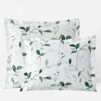 Botanic Meadow Premium Smooth Wrinkle-Free Sateen Sham - Evergreen, Standard,Evergreen