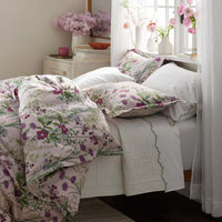 Bloom Meadow Classic Smooth Sateen Fitted Bed Sheet - Blush, Twin,Blush