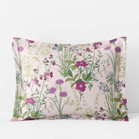 Bloom Meadow Classic Smooth Sateen Sham - Blush, King,Blush