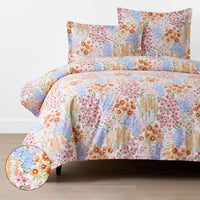 Garden Jubilee Classic Cool Cotton Percale Duvet Cover - Multi, Twin/Twin XL,Multi